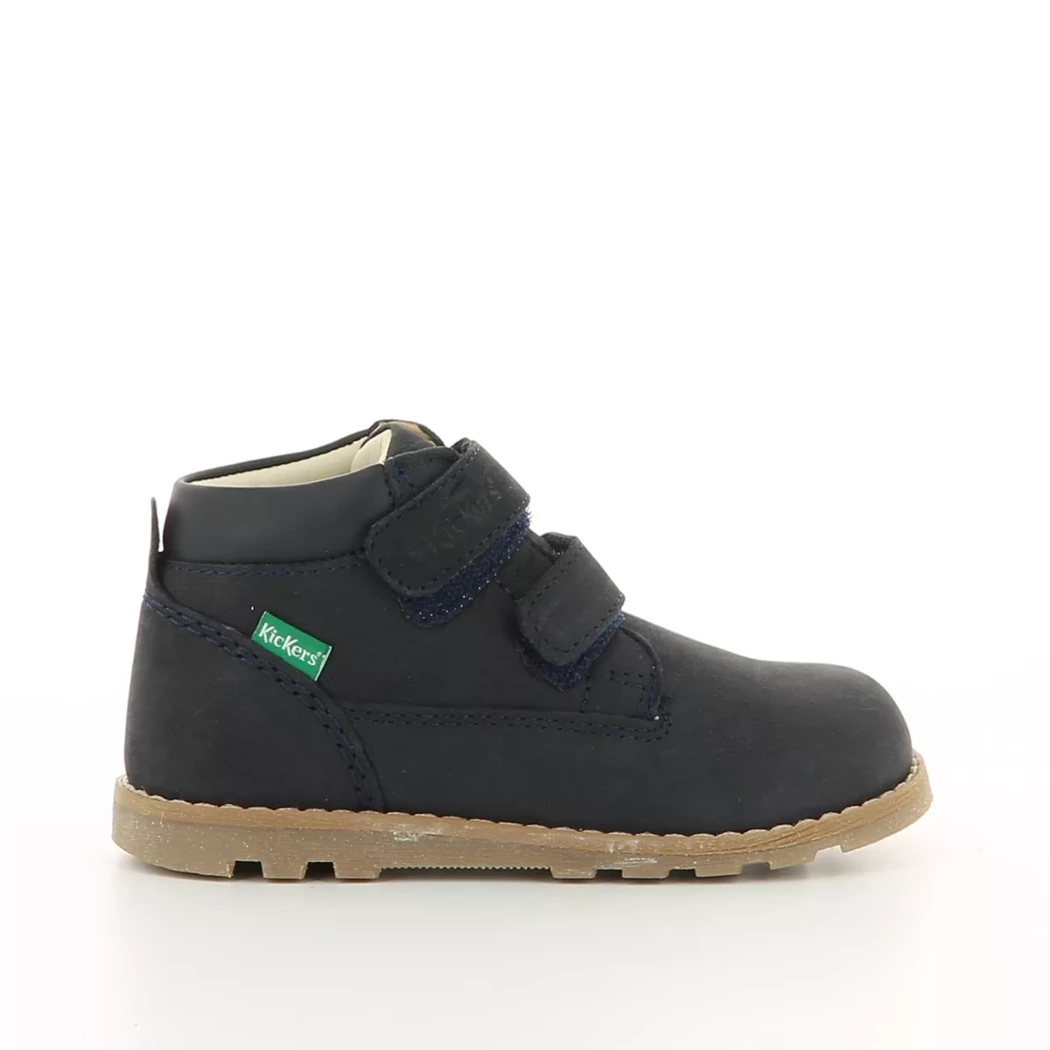 Image (2) de la chaussures Kickers - Bottines Bleu en Cuir nubuck