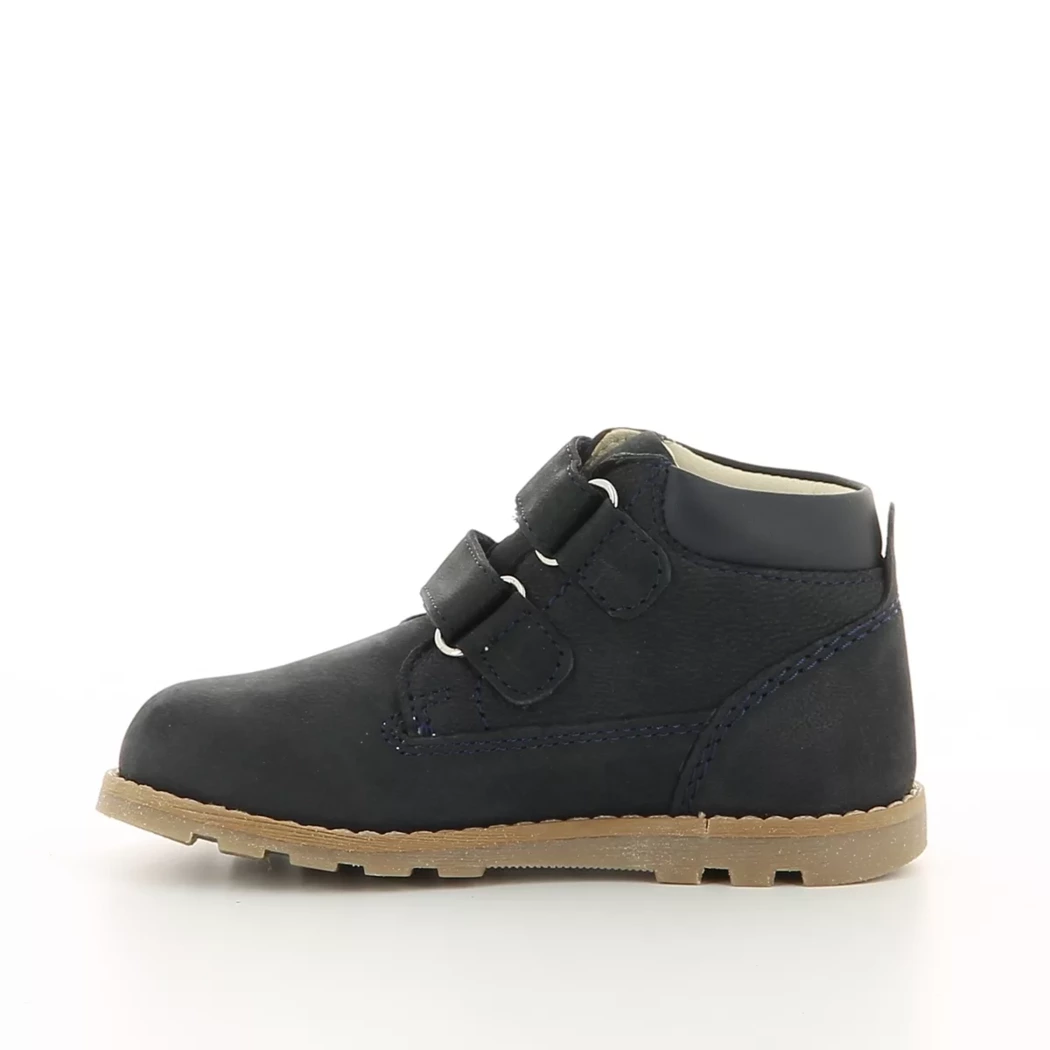 Image (4) de la chaussures Kickers - Bottines Bleu en Cuir nubuck