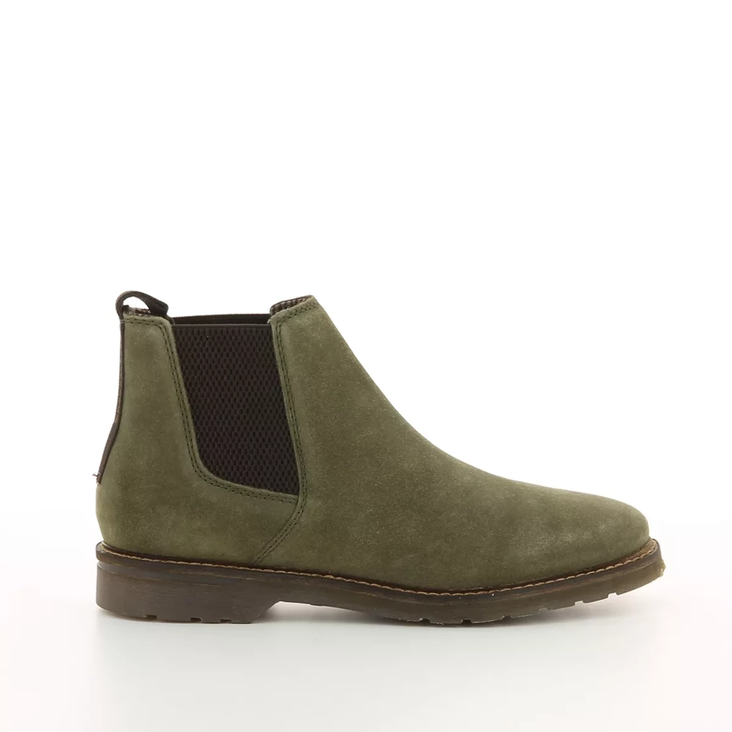 Image (2) de la chaussures Bugatti - Boots Vert en Cuir nubuck