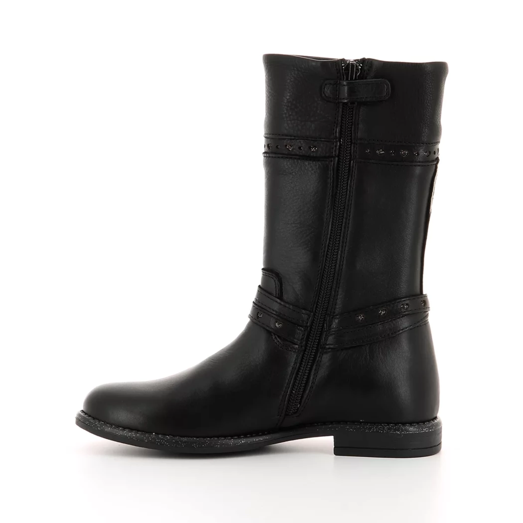 Image (4) de la chaussures Little David - Bottes Noir en Cuir