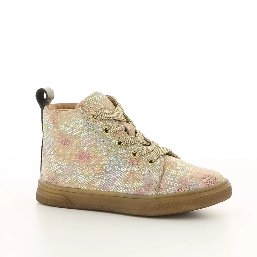 Image (1) de la chaussures Bellamy - Bottines Beige en Cuir nubuck