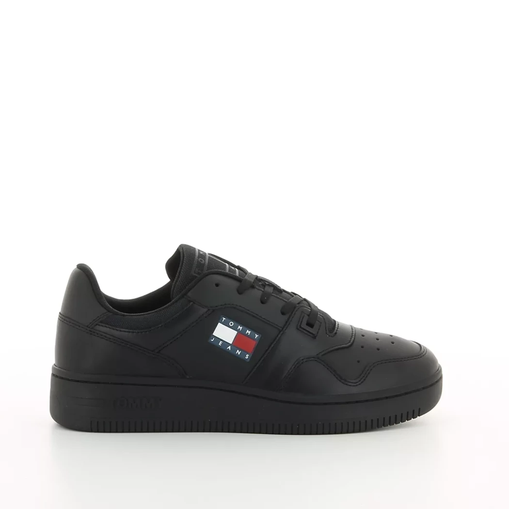 Image (2) de la chaussures Tommy jeans - Baskets Noir en Cuir