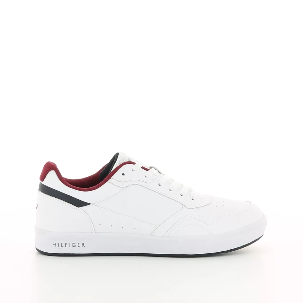 Image (2) de la chaussures Tommy Hilfiger - Baskets Blanc en Cuir synthétique