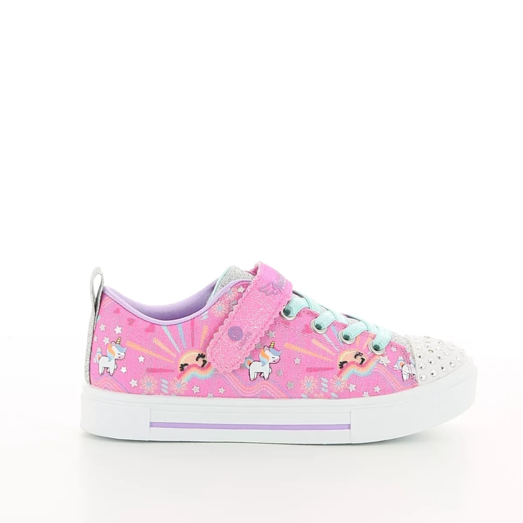 Image (2) de la chaussures Skechers - Baskets Rose en Textile