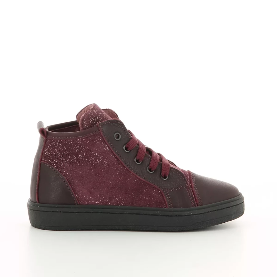 Image (2) de la chaussures Gazzoli - Bottines Bordeaux en Cuir