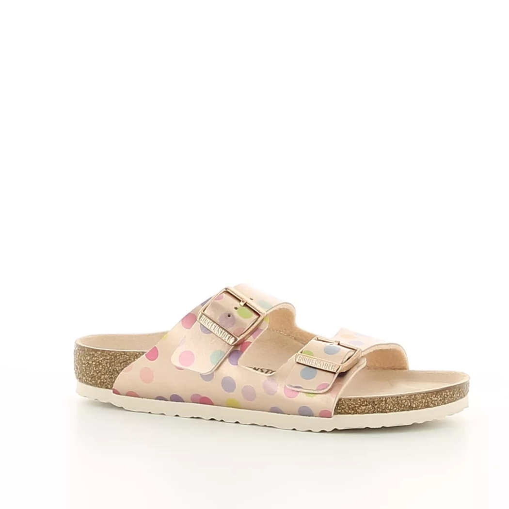 Image (1) de la chaussures Birkenstock - Mules et Sabots Rose en Cuir synthétique