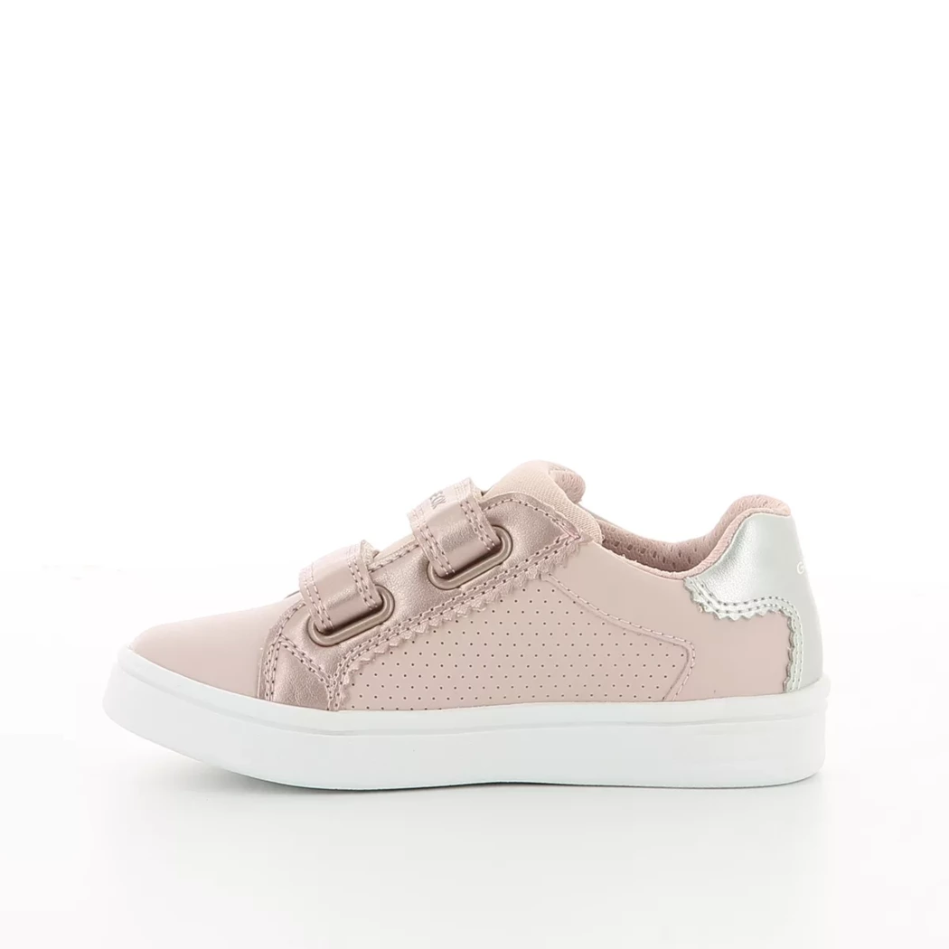 Image (4) de la chaussures Geox - Baskets Rose en Cuir et textile