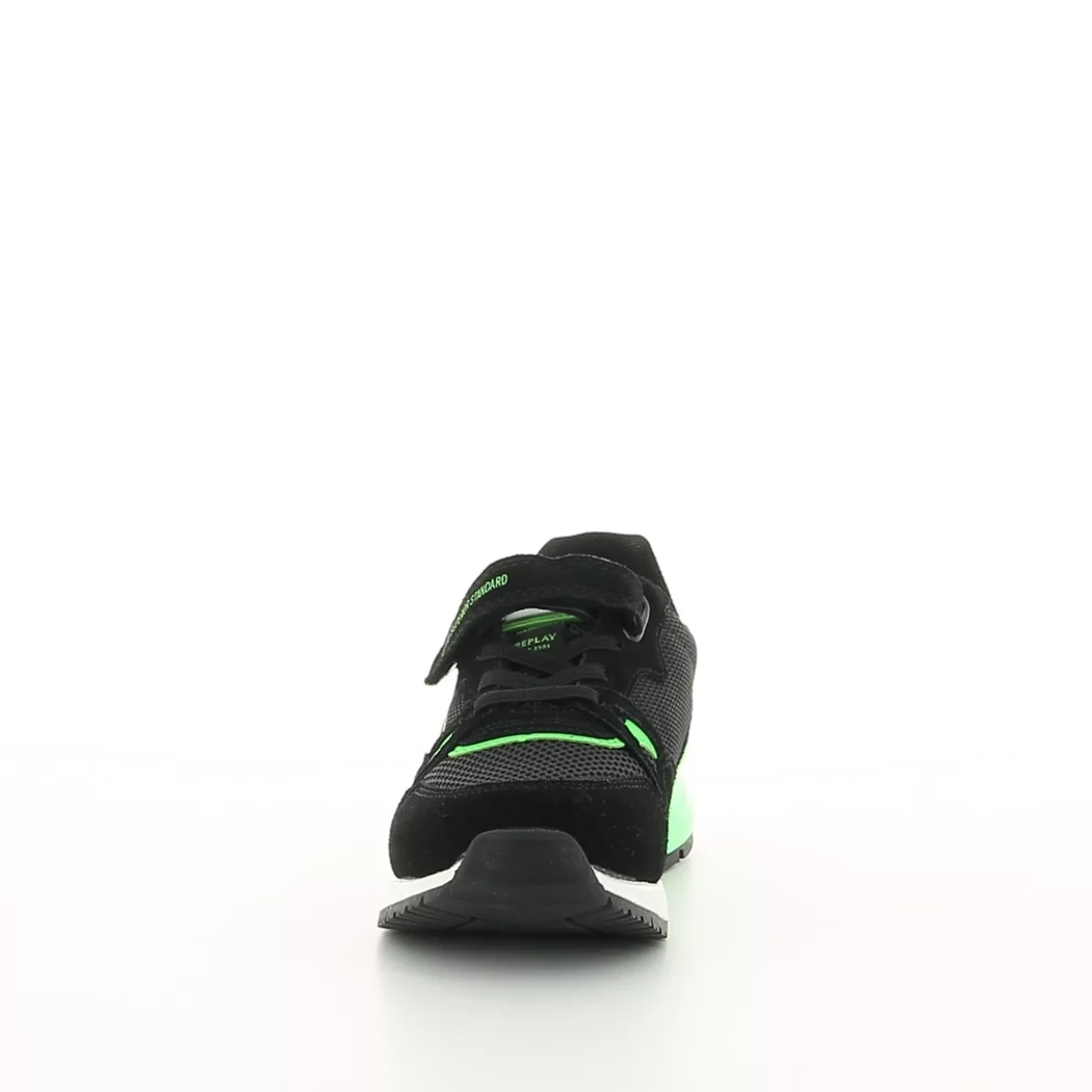 Image (5) de la chaussures Replay - Baskets Noir en Cuir nubuck