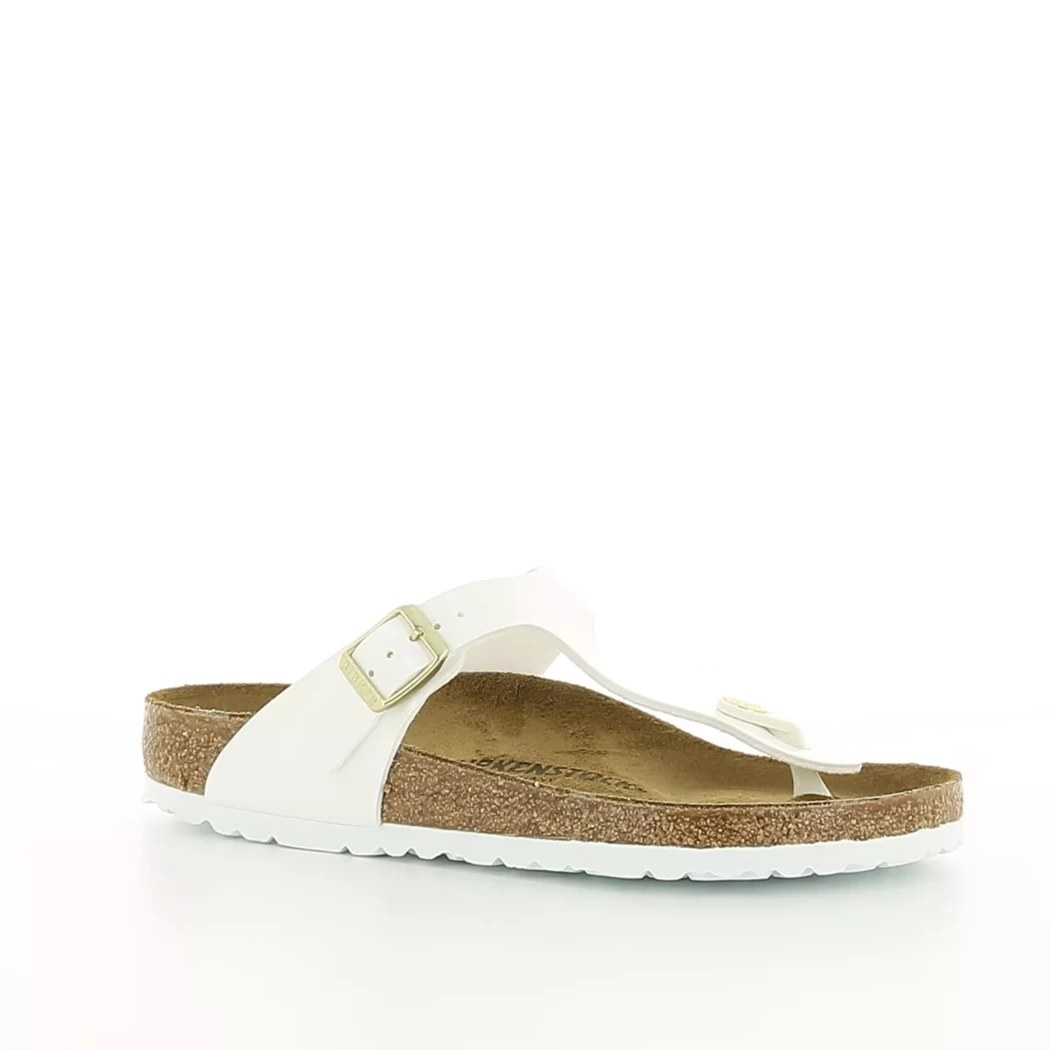 Image (1) de la chaussures Birkenstock - Mules et Sabots Blanc en Cuir synthétique