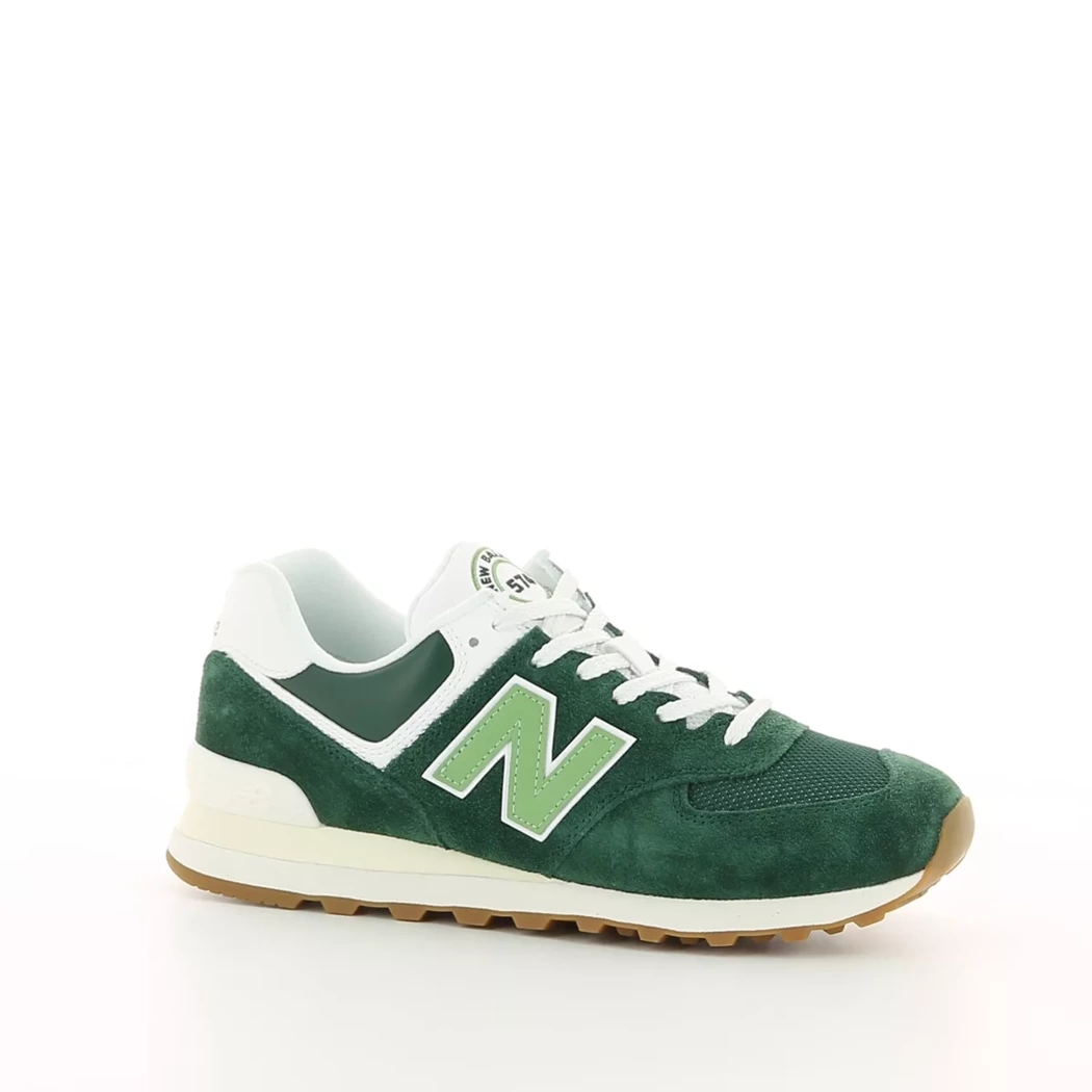 Image (1) de la chaussures New Balance - Baskets Vert en Cuir nubuck