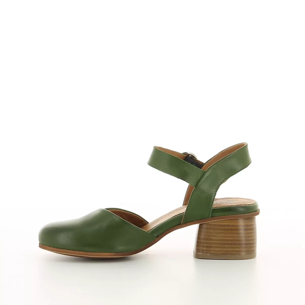 Image (4) de la chaussures Miz Mooz - Escarpins Vert en Cuir