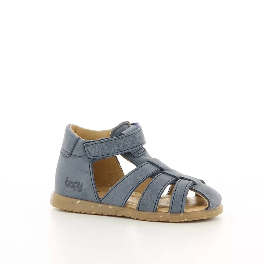 Image (1) de la chaussures Bopy - Sandales et Nu-Pieds Bleu en Cuir nubuck