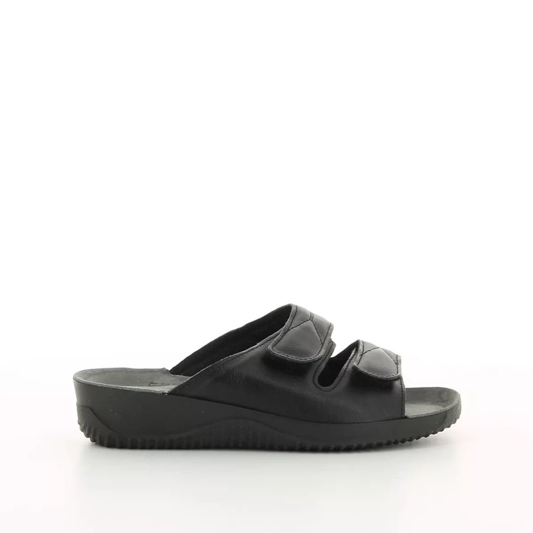 Image (2) de la chaussures Rohde - Mules et Sabots Noir en Cuir