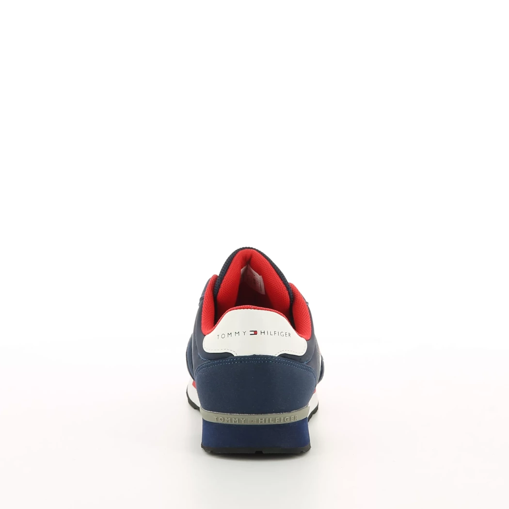 Image (3) de la chaussures Tommy Hilfiger - Baskets Bleu en Cuir synthétique