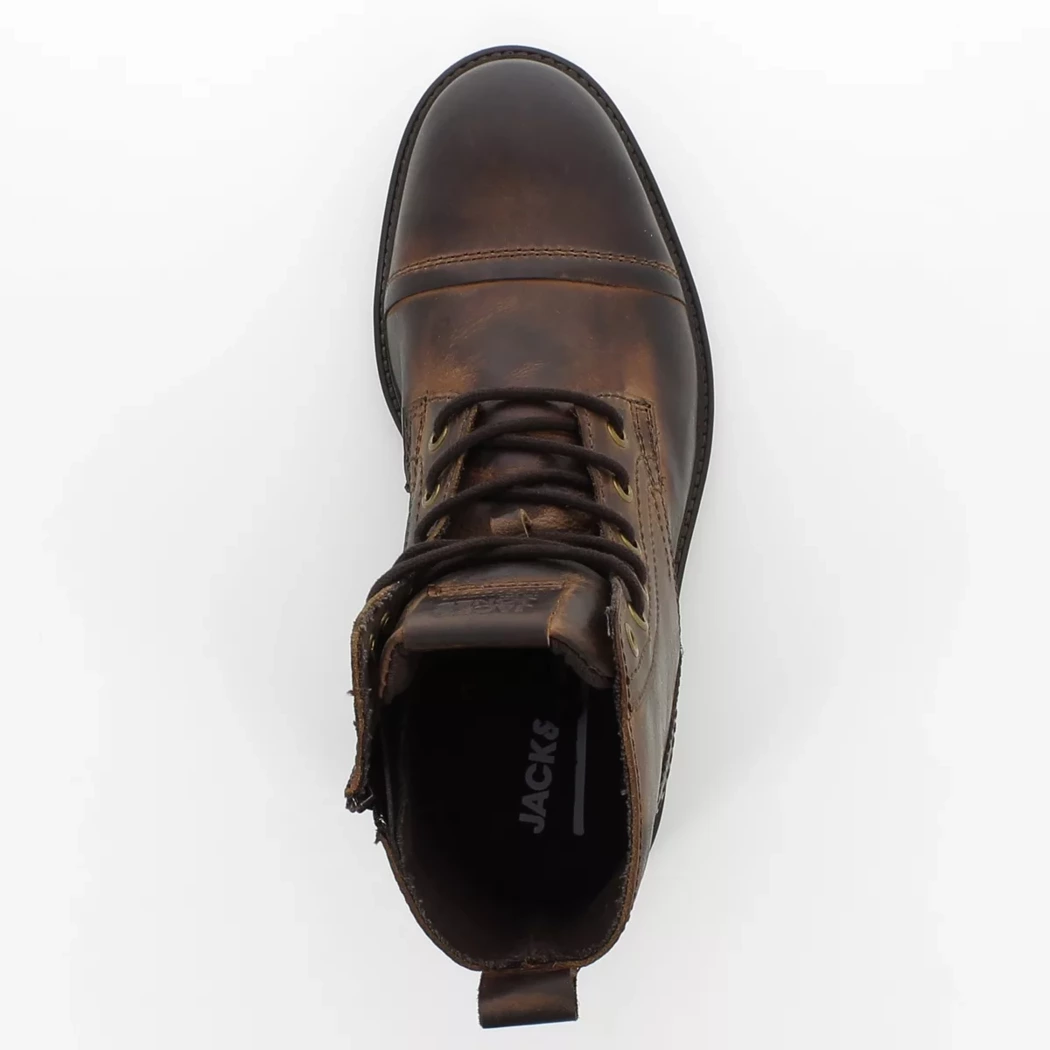 Image (6) de la chaussures Jack & Jones - Bottines Cuir naturel / Cognac en Cuir