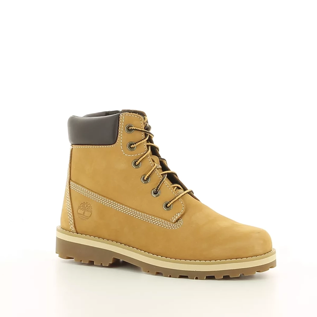 Image (1) de la chaussures Timberland - Bottines Cuir naturel / Cognac en Cuir nubuck