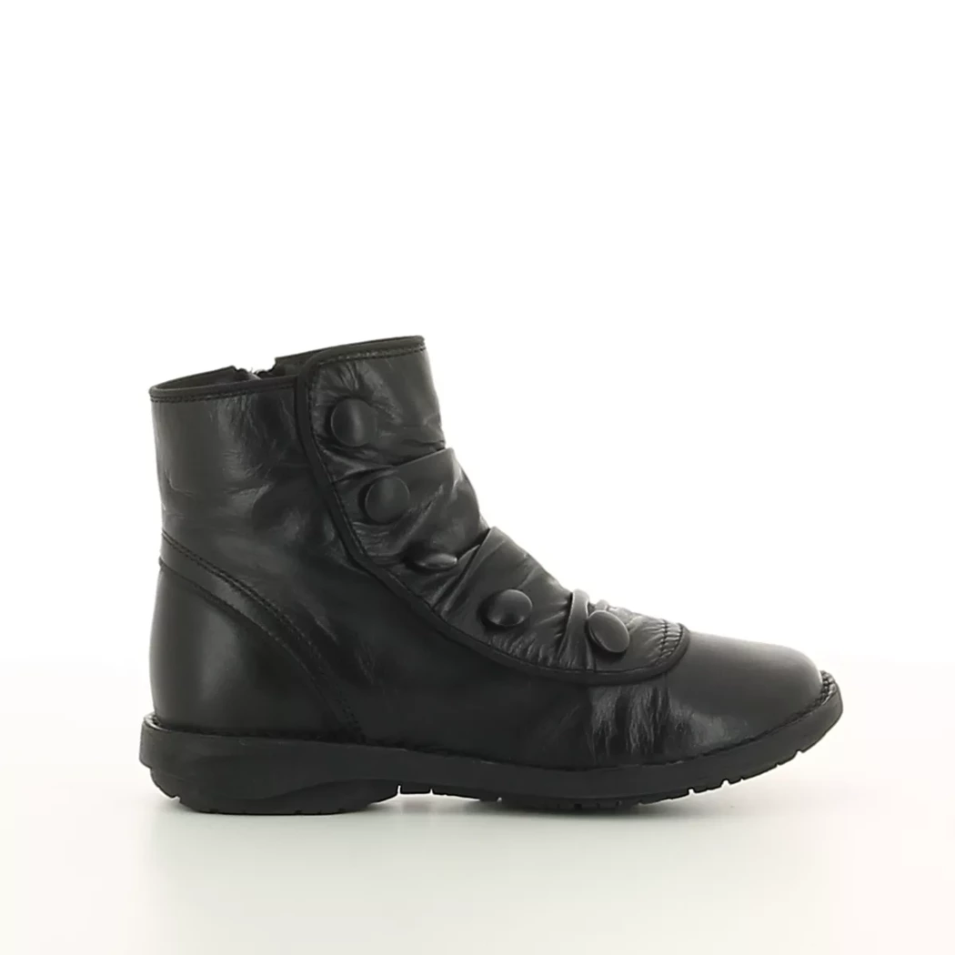 Image (2) de la chaussures Miz Mooz - Boots Noir en Cuir