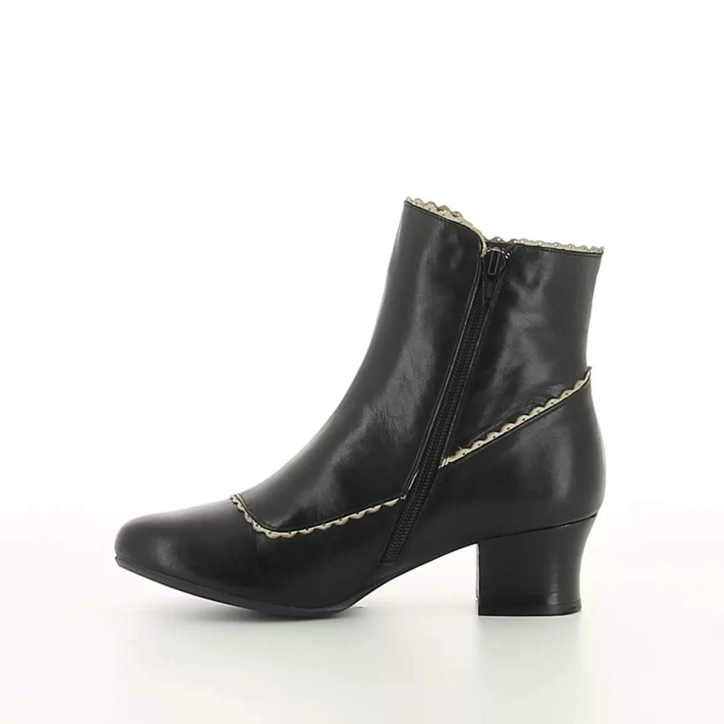 Image (4) de la chaussures Miz Mooz - Boots Noir en Cuir