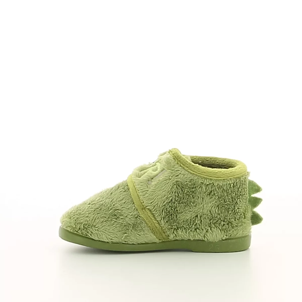 Image (4) de la chaussures Vulladi - Pantoufles et Chaussons Vert en Textile