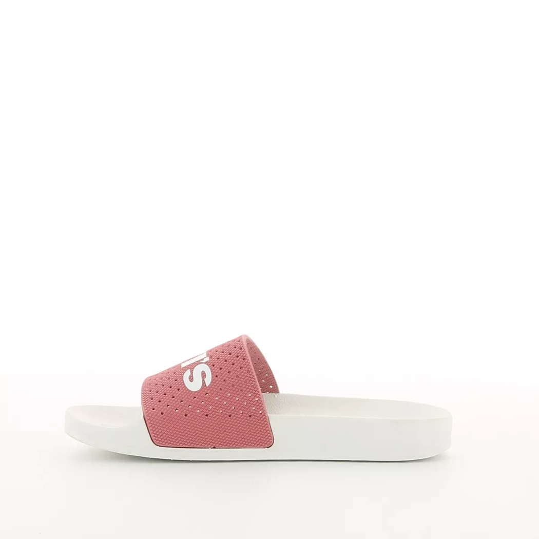 Image (4) de la chaussures Levi's - Tongs et Plage Rose en Caoutchouc