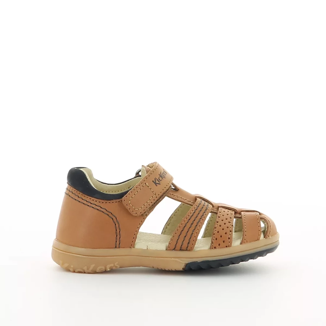 Image (2) de la chaussures Kickers - Sandales et Nu-Pieds Cuir naturel / Cognac en Cuir