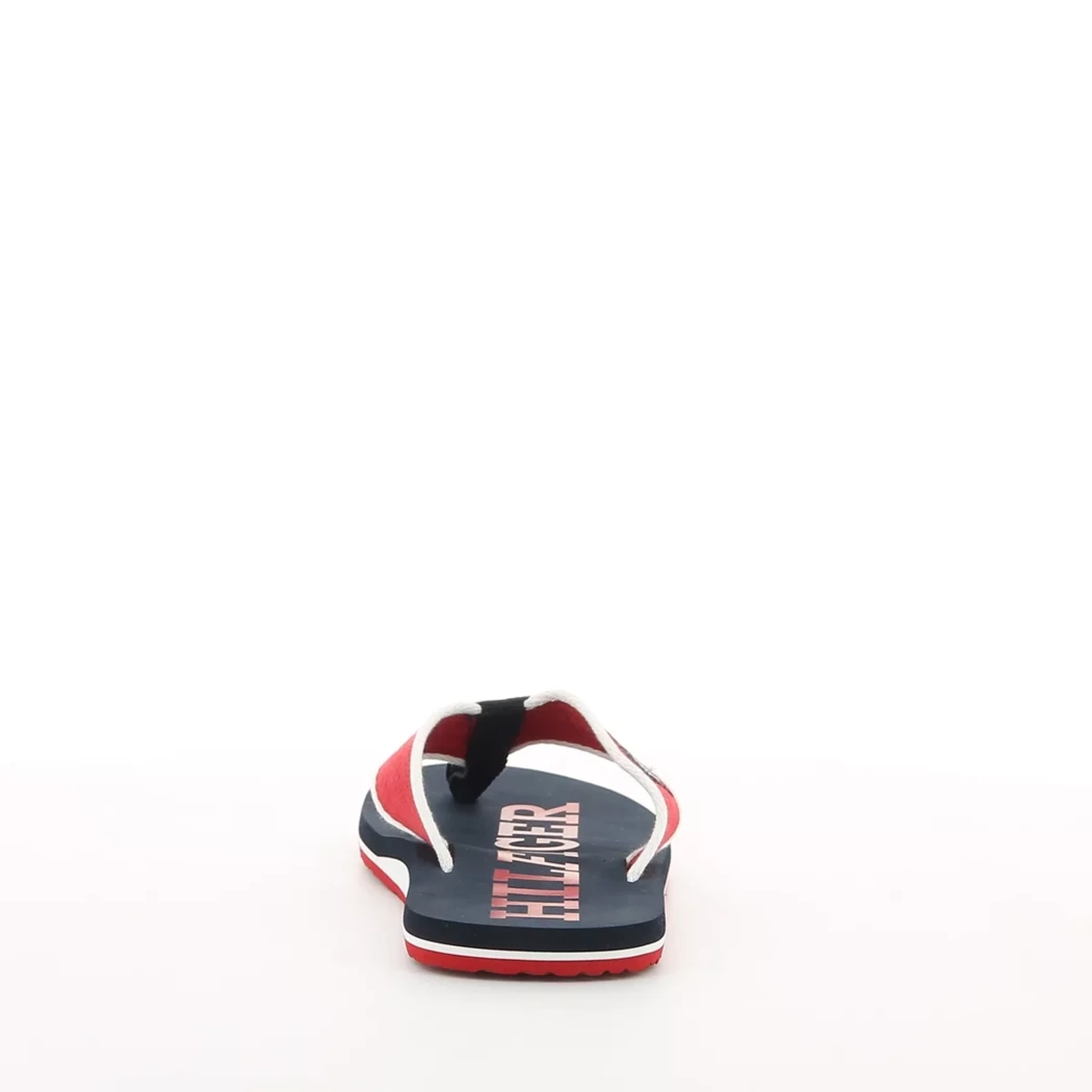 Image (3) de la chaussures Tommy Hilfiger - Tongs et Plage Rouge en Textile