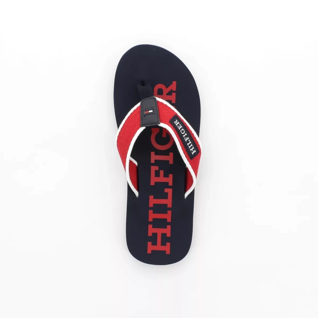 Image (6) de la chaussures Tommy Hilfiger - Tongs et Plage Rouge en Textile