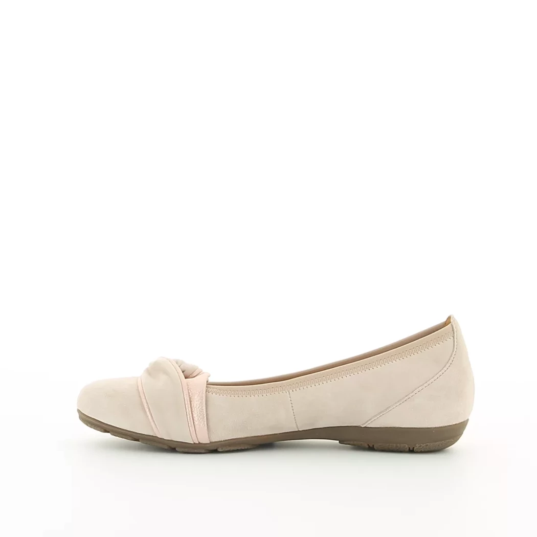 Image (4) de la chaussures Gabor - Ballerines Rose en Cuir nubuck