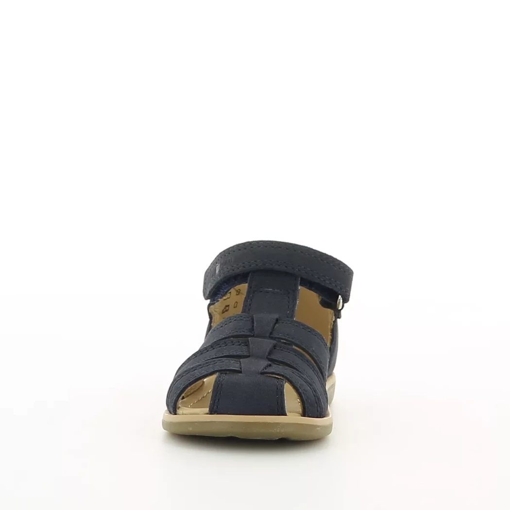 Image (5) de la chaussures Shoo pom - Sandales et Nu-Pieds Bleu en Cuir nubuck