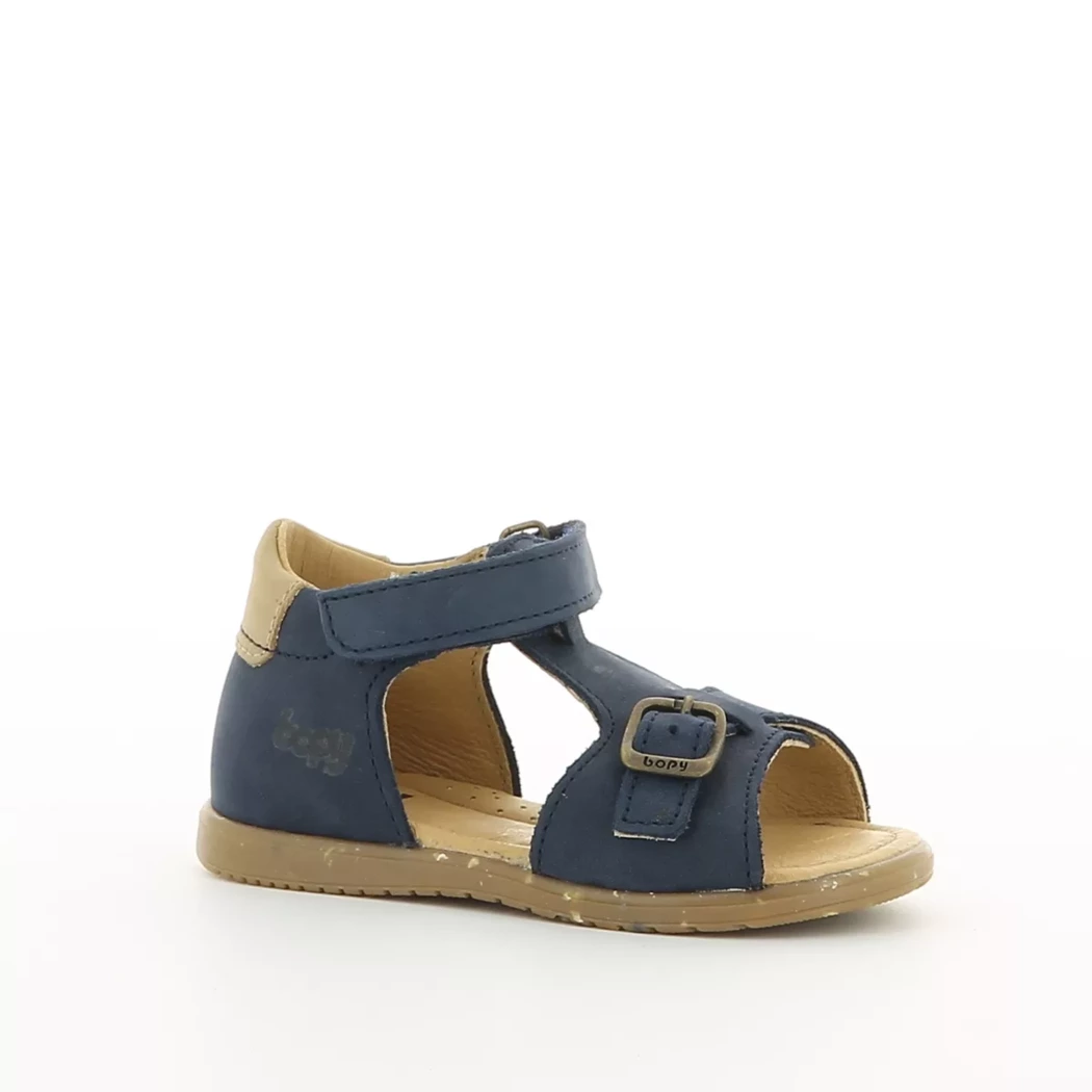 Image (1) de la chaussures Bopy - Sandales et Nu-Pieds Bleu en Cuir nubuck