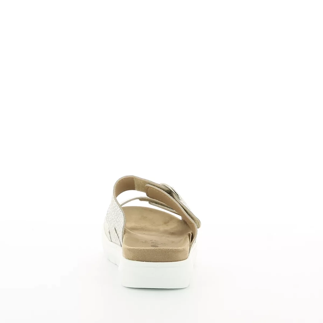 Image (3) de la chaussures Aco Shoes - Mules et Sabots Taupe en Cuir nubuck