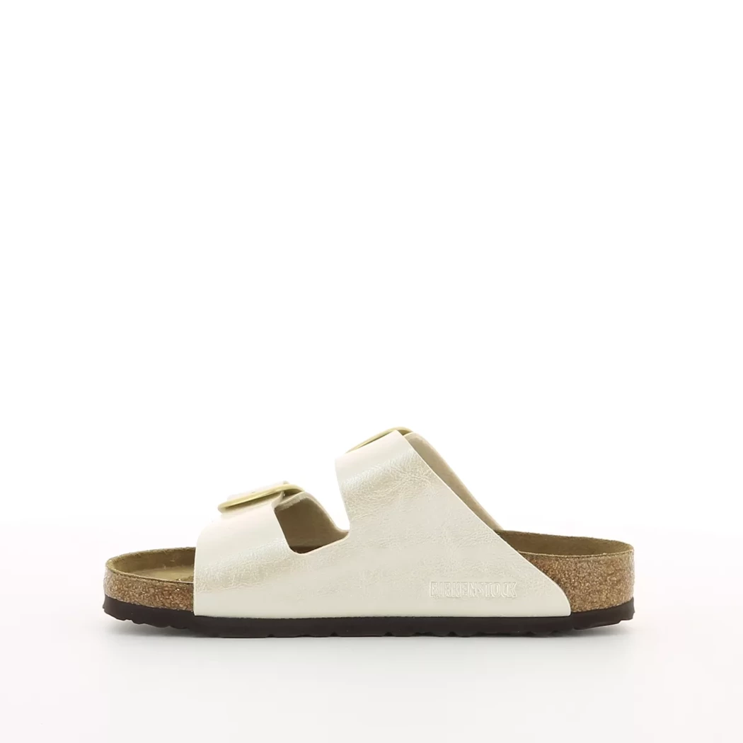 Image (4) de la chaussures Birkenstock - Mules et Sabots Beige en Cuir synthétique