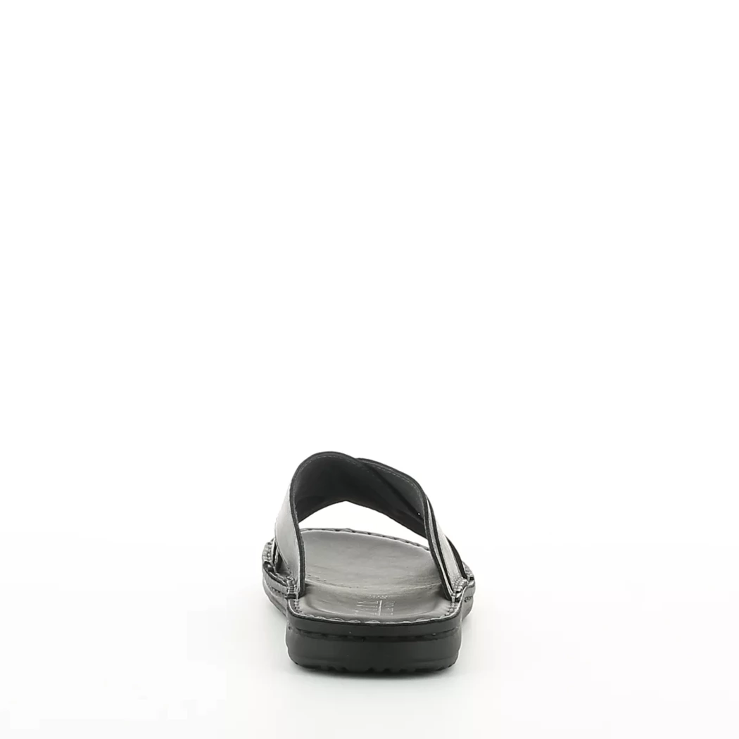 Image (3) de la chaussures Calba - Mules et Sabots Noir en Cuir
