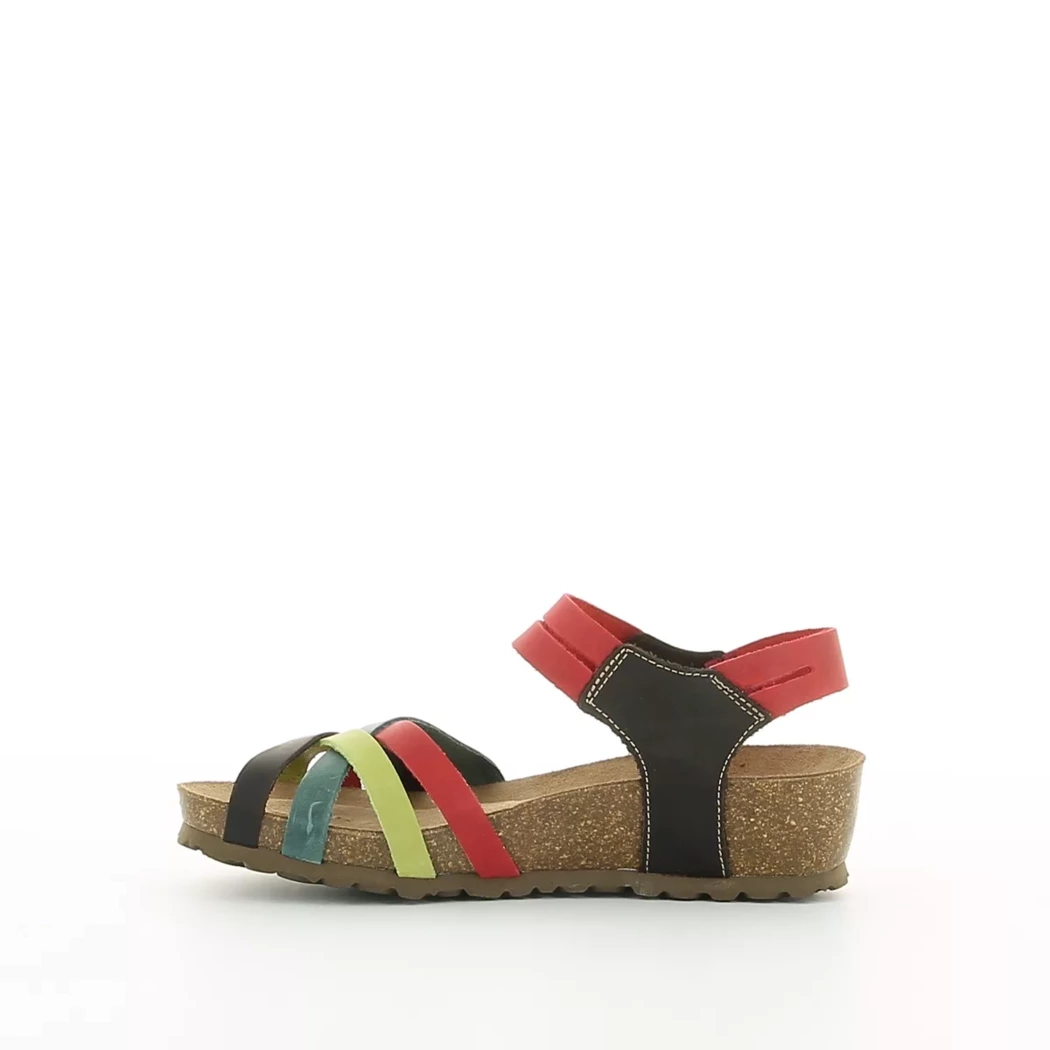 Image (4) de la chaussures Inter Bios - Sandales et Nu-Pieds Multicolore en Cuir