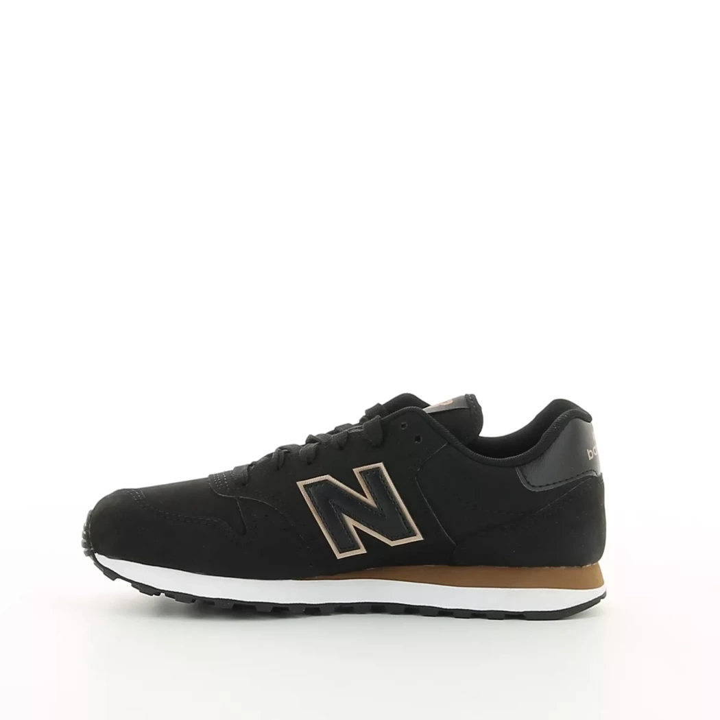 Image (4) de la chaussures New Balance - Baskets Noir en Cuir nubuck