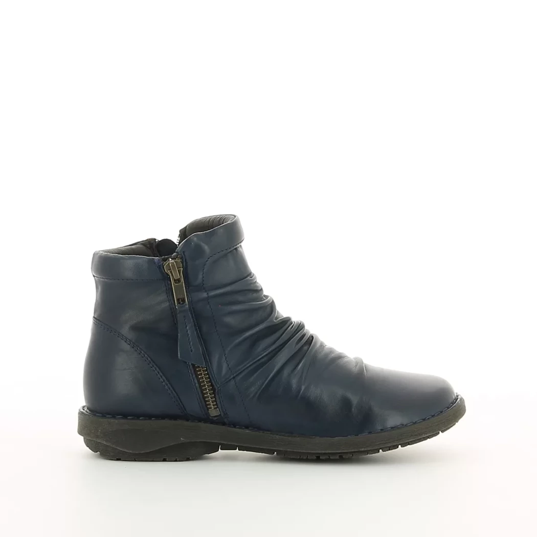 Image (2) de la chaussures Miz Mooz - Boots Bleu en Cuir