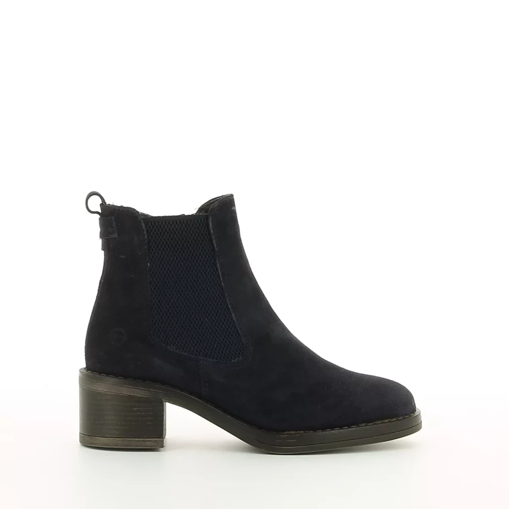 Image (2) de la chaussures Tamaris - Boots Bleu en Cuir nubuck