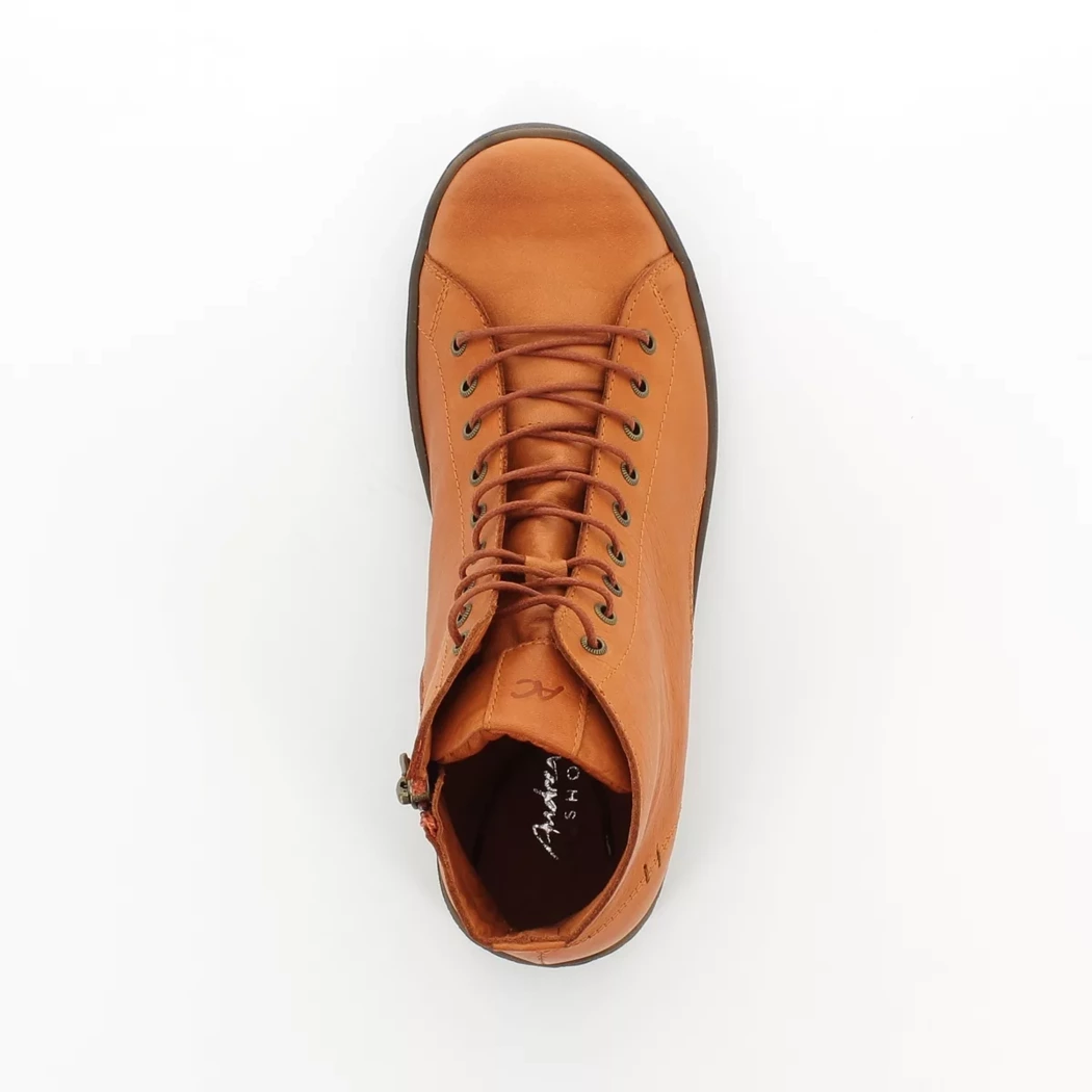 Image (6) de la chaussures Andrea Conti - Bottines Orange en Cuir