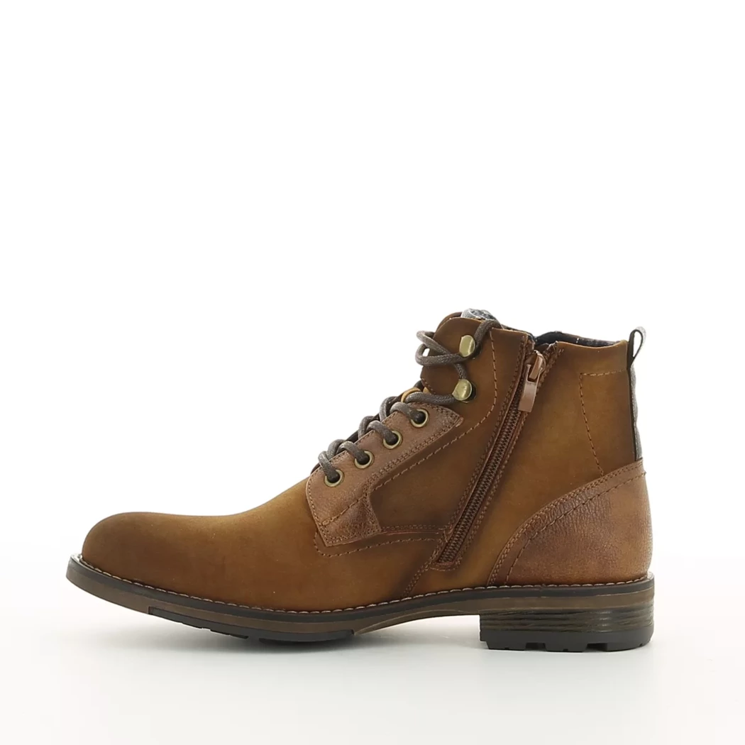 Image (4) de la chaussures Off Road - Bottines Cuir naturel / Cognac en Cuir synthétique