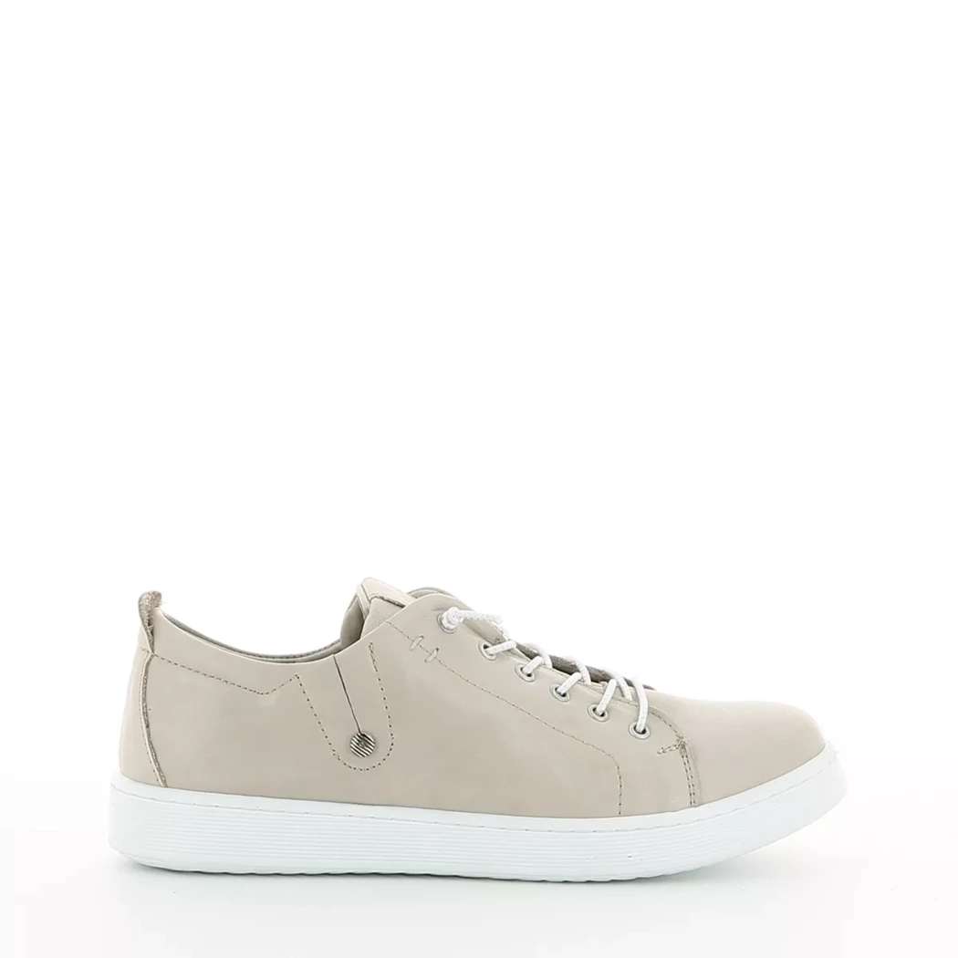 Image (2) de la chaussures Andrea Conti - Baskets Taupe en Cuir