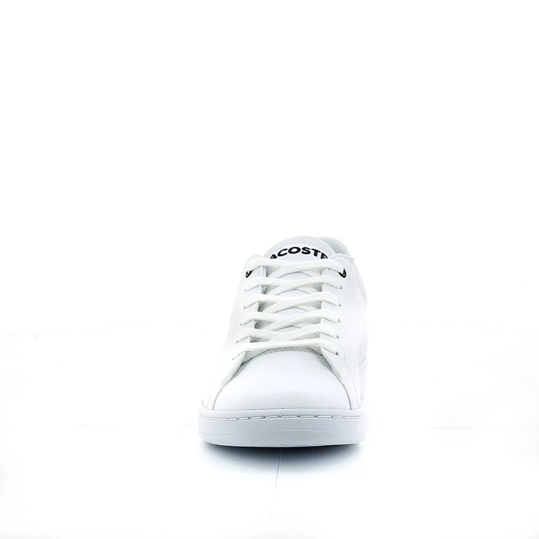 Image (5) de la chaussures Lacoste - Chaussures à lacets Blanc en Cuir synthétique