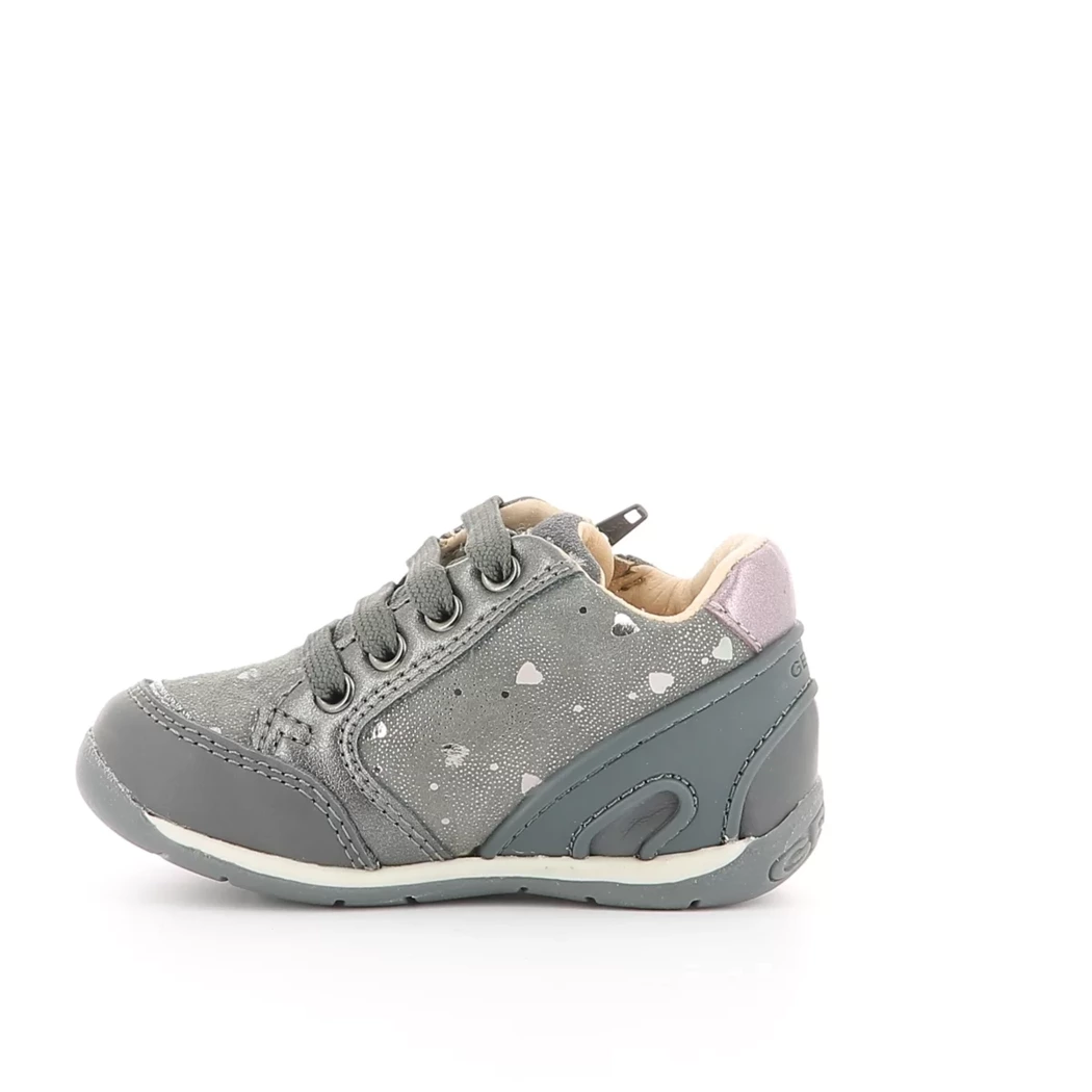 Image (4) de la chaussures Geox - Bottines Gris en Cuir