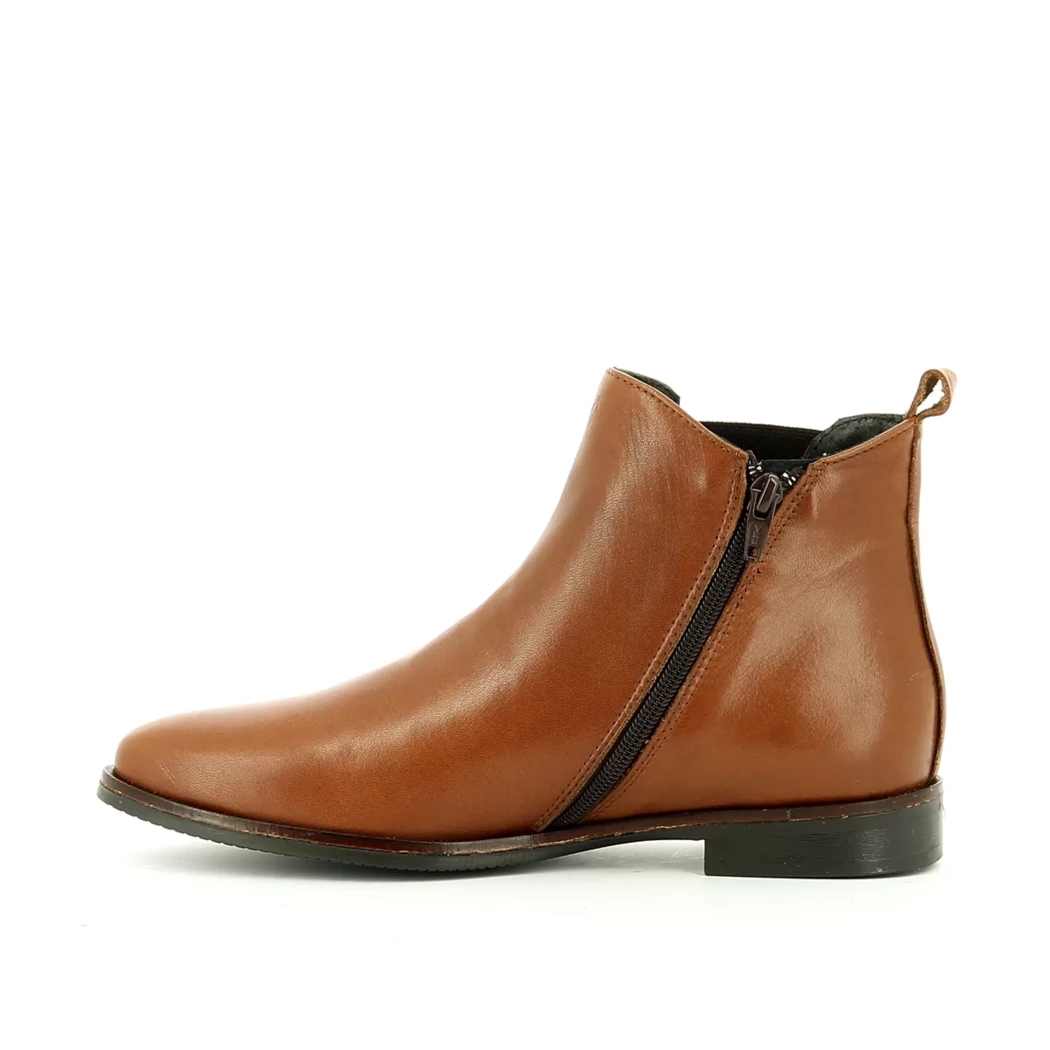 Image (4) de la chaussures Riva Blu - Boots Cuir naturel / Cognac en Cuir