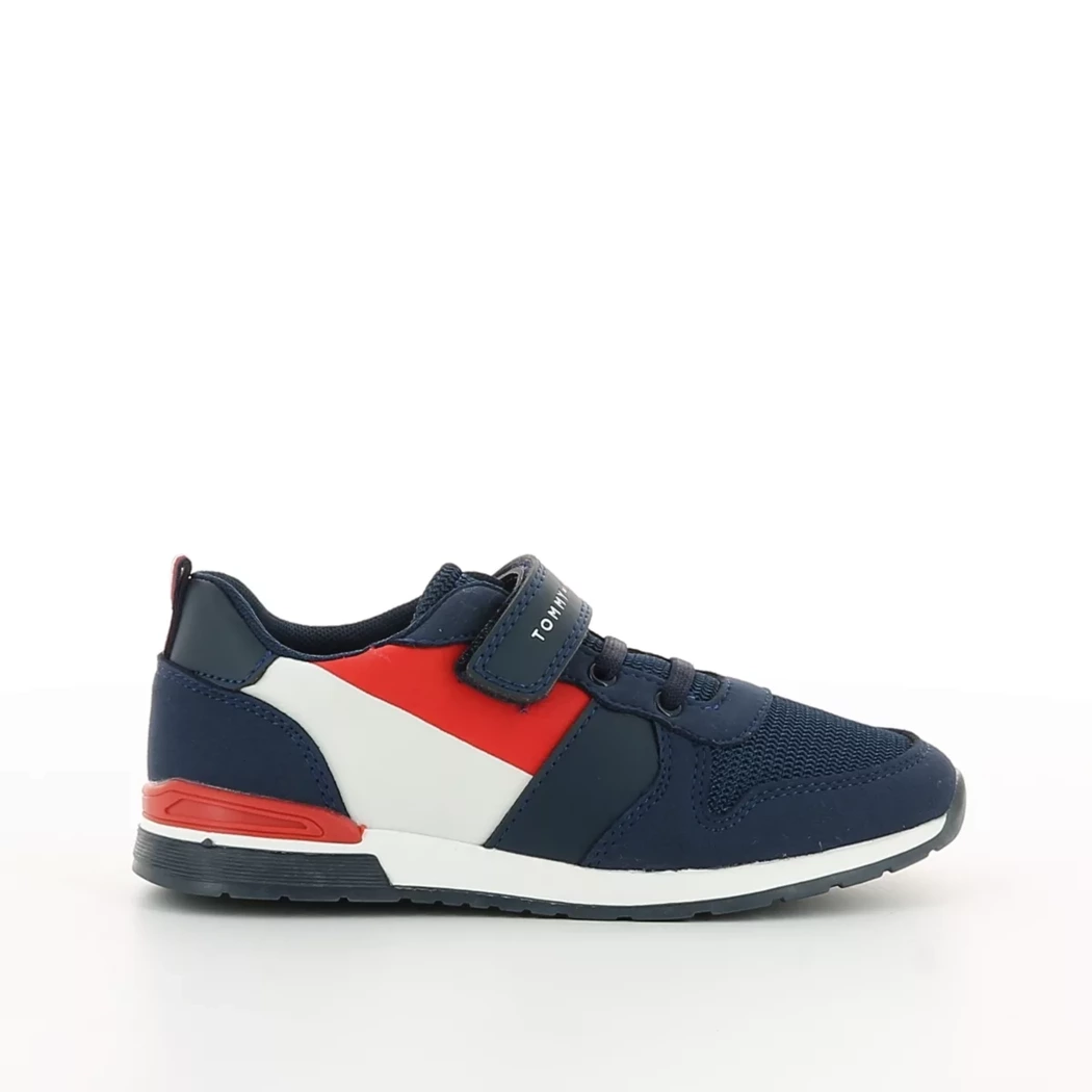 Image (2) de la chaussures Tommy Hilfiger - Baskets Bleu en Cuir synthétique