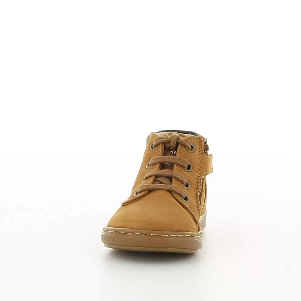 Image (5) de la chaussures Shoo pom - Bottines Cuir naturel / Cognac en Cuir nubuck