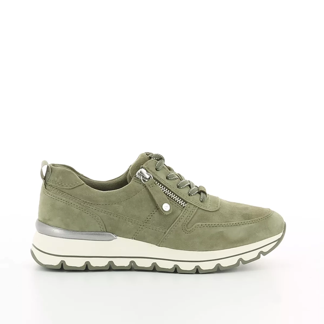 Image (2) de la chaussures Tamaris - Baskets Vert en Cuir nubuck