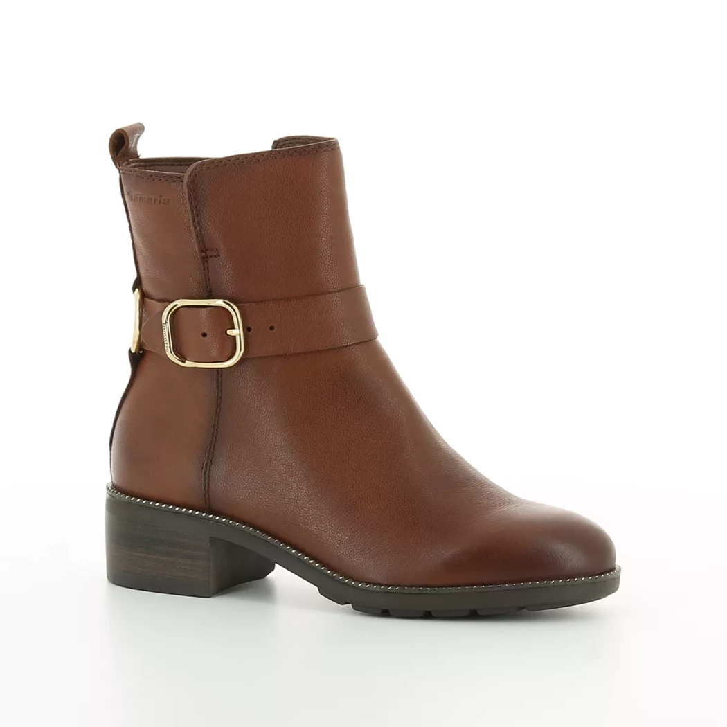 Image (1) de la chaussures Tamaris - Boots Cuir naturel / Cognac en Cuir