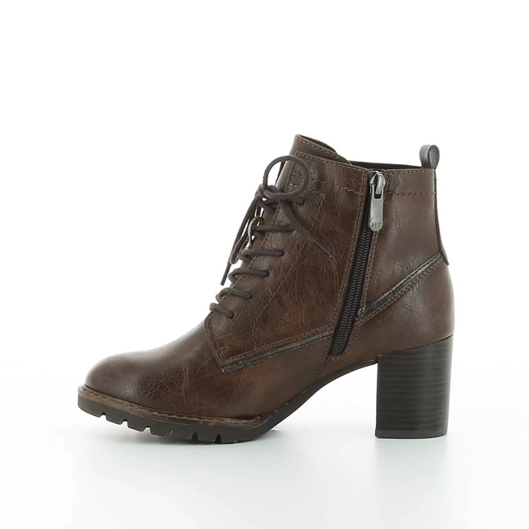 Image (4) de la chaussures Marco Tozzi - Bottines Marron en Cuir synthétique