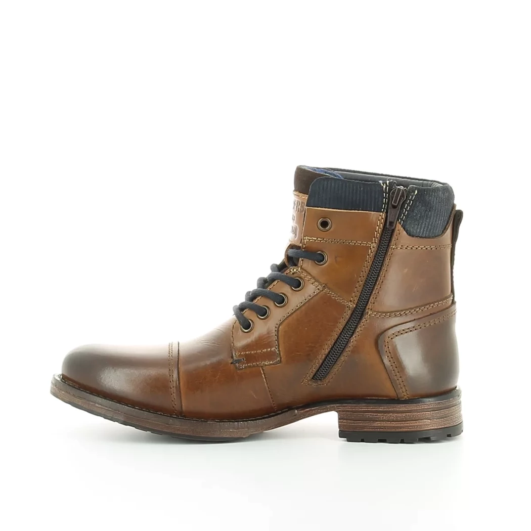 Image (4) de la chaussures Dockers - Bottines Cuir naturel / Cognac en Cuir