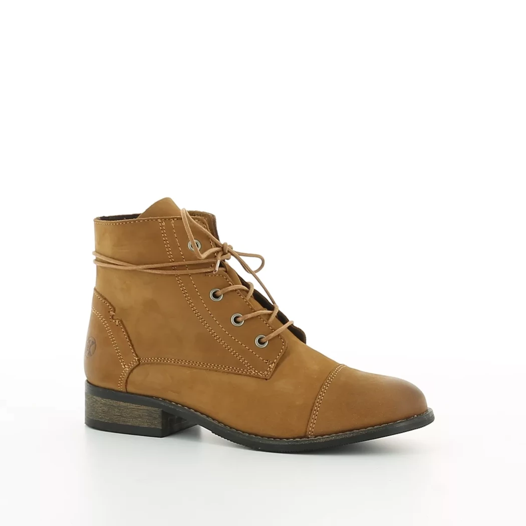 Image (1) de la chaussures PX - Bottines Cuir naturel / Cognac en Cuir nubuck